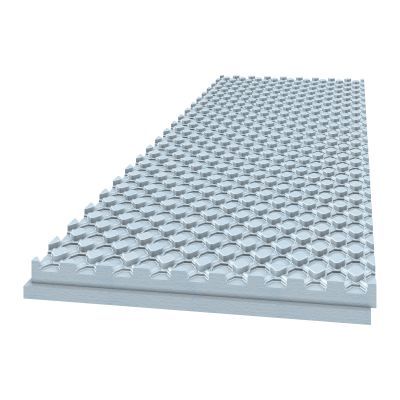 SR.HYDROPEX Panneau isolant moulé pour plancher à chauffage radiant hydronique